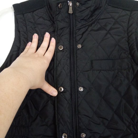 Valerie Bertinelli Black Puffer Vest. Size Medium - Picture 3 of 8